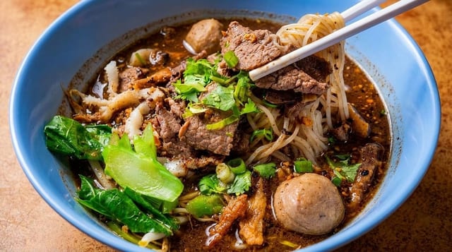 Boat Noodle Soup.