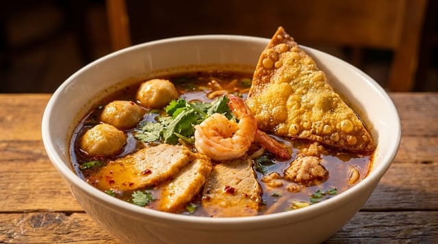 Tom Yum Noodle Soup.