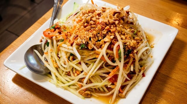 Green Papaya Salad.
