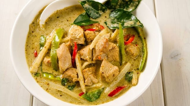 Lunch Green Curry.
