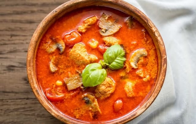 Lunch Red Curry.